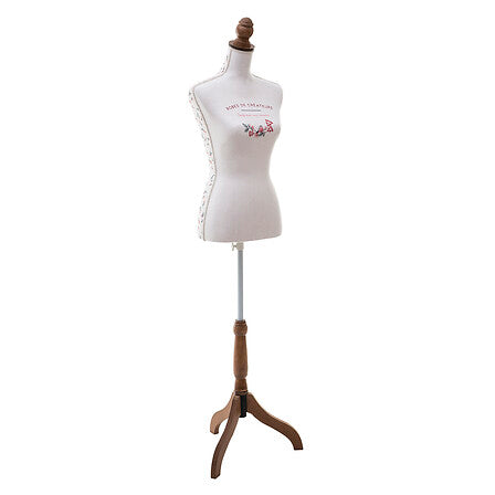 Manichino con piede inglese altezza 157,5 cm legno | Rohome