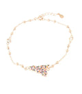 Bracciale in argento con ciondolo Sicilia e zirconi colorati | Rohome