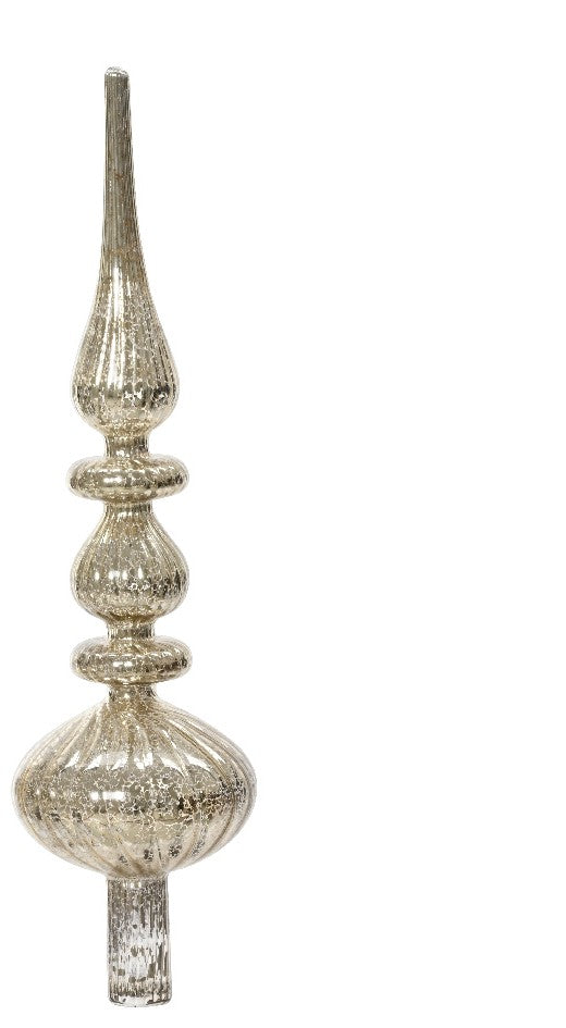 Puntale albero di natale in vetro stile antico | rohome