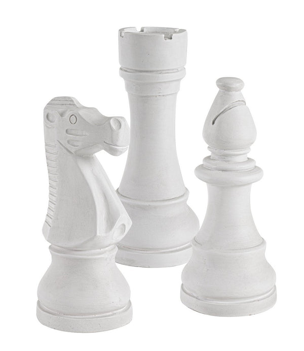 Decorazione scacchi bianco | rohome