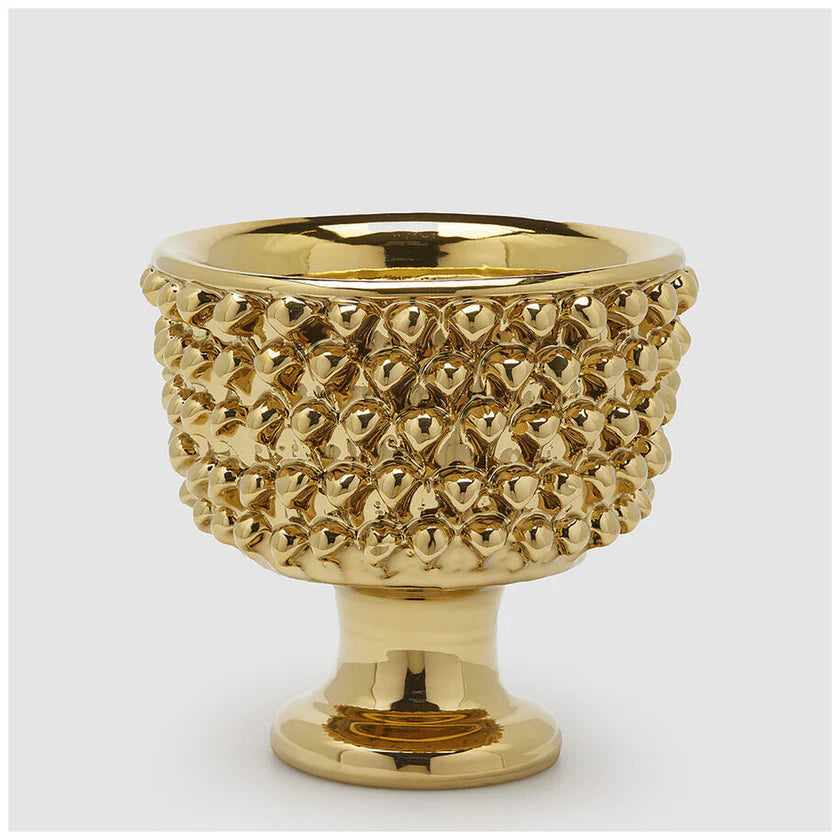 Edg - Vaso fenice pigna cache pot oro | Rohome