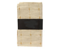 Runner di cotone con lurex dorato e cuciture | Rohome