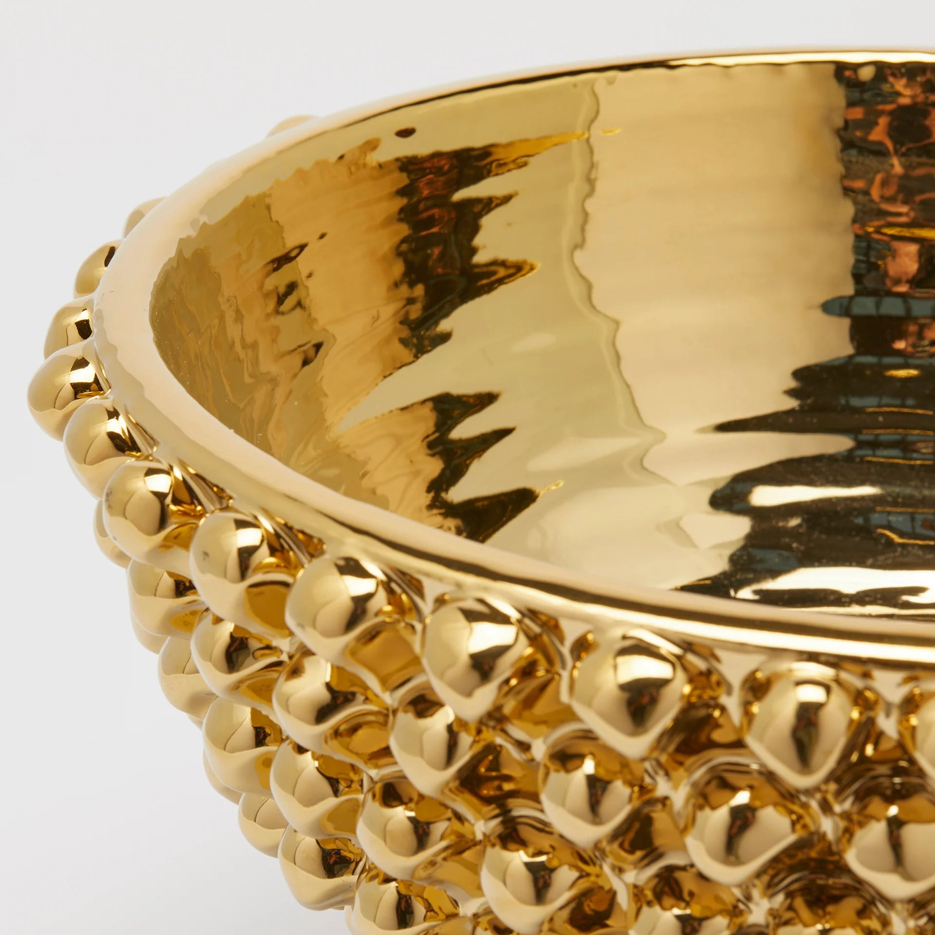 Edg - Vaso fenice pigna cache pot oro | Rohome