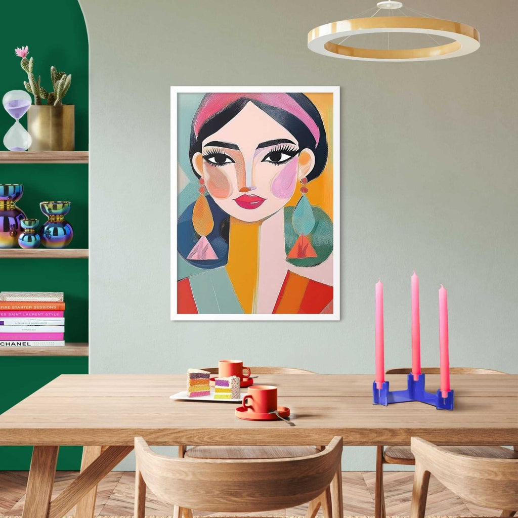 Quadro stampa di alta qualità pittura donna 70x50cm | Rohome