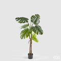 Edg - Pianta artificiale Monstera slim con vaso h.130cm | Rohome