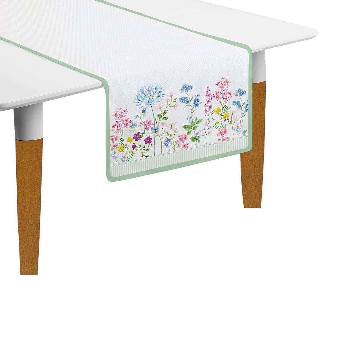 Runner in cotone linea floraison 140x45cm | rohome