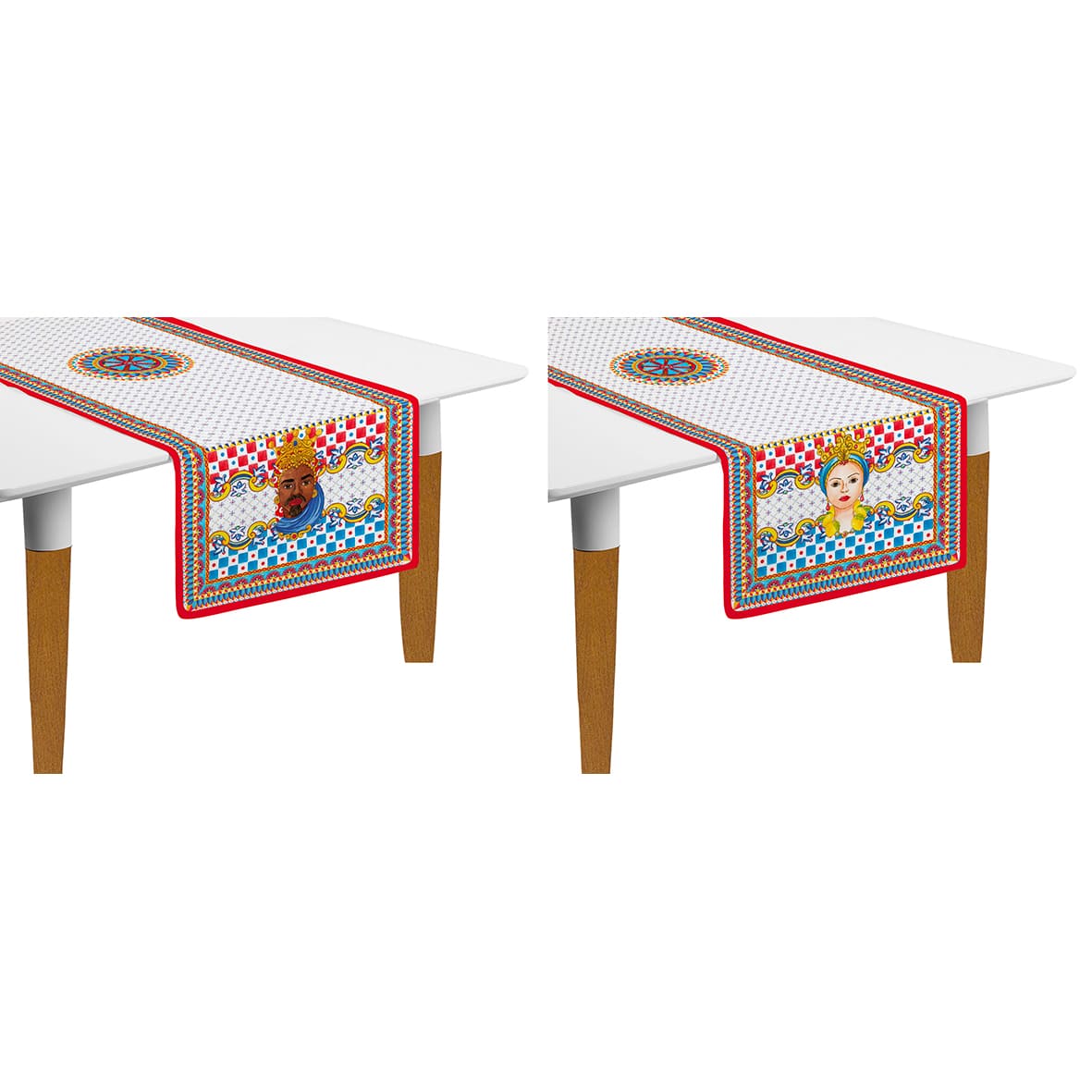 Runner in cotone linea Sicily 140x45cm | rohome