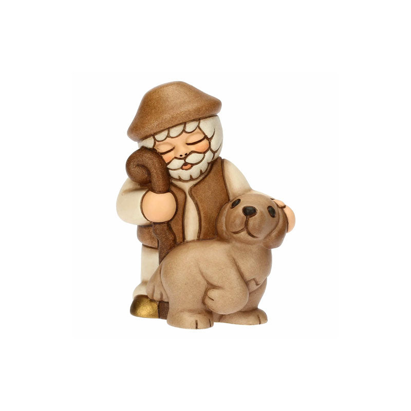 Thun - Pastore con cane beige Presepe | Rohome