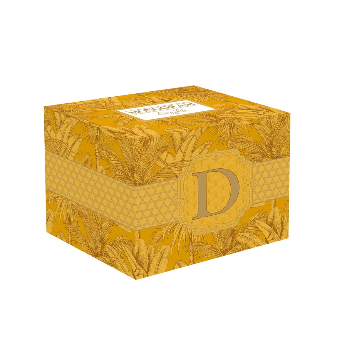 Mug in porcellana da 350ml con lettera D | Rohome