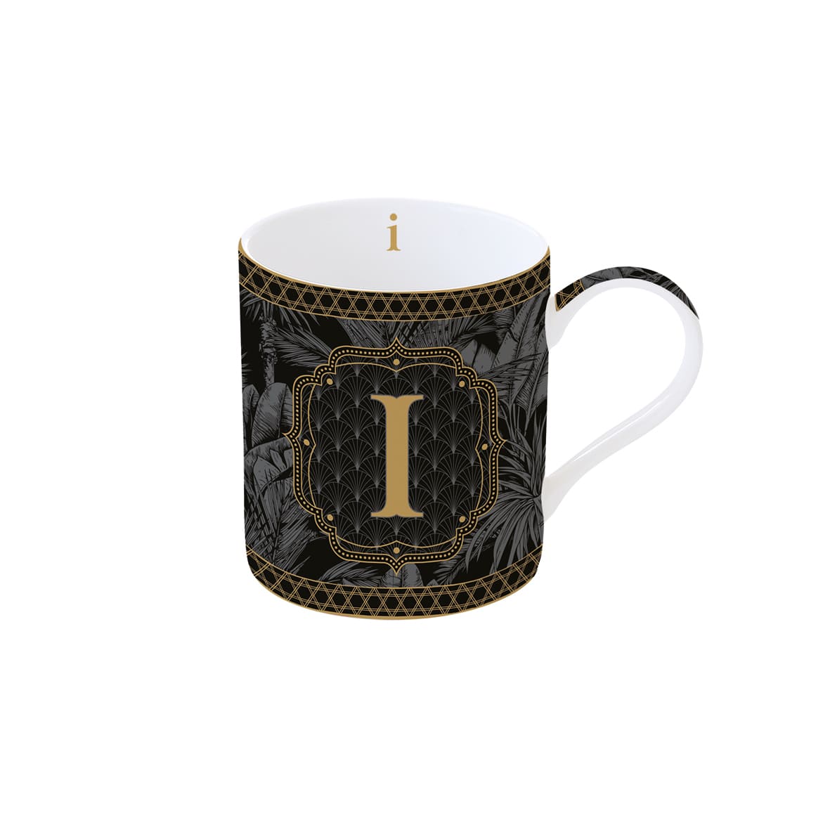 Mug in porcellana da 350ml con lettera I | Rohome