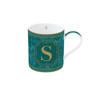 Mug in porcellana da 350ml con lettera S | Rohome
