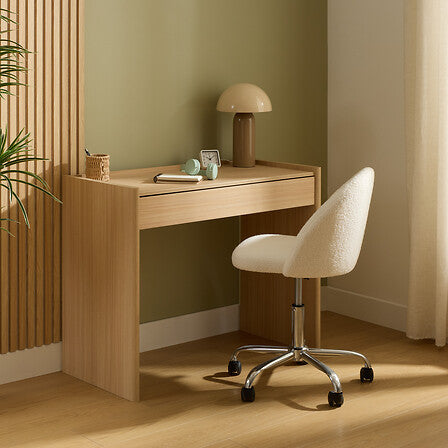 Lampada da tavolo in metallo fungo beige | rohome