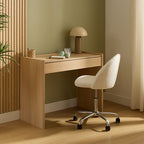 Lampada da tavolo in metallo fungo beige | rohome
