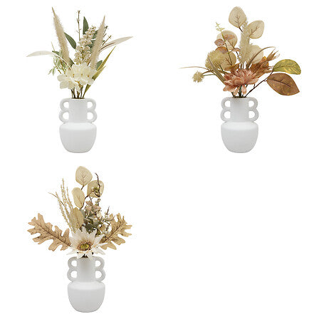 Vaso in ceramica con fiori secchi | Rohome