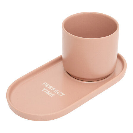 Set 2 Mug da caffè o capuccino con piattino | Rohome