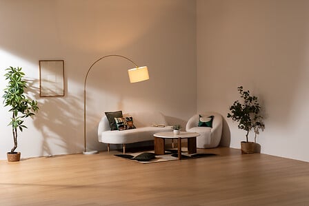 Lampada da terra arco oro  | rohome