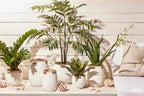 Edg - Vaso in terracotta con corde h.15cm | Rohome