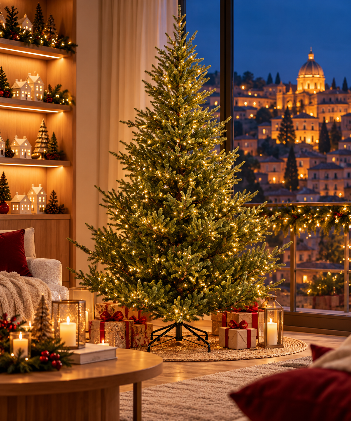 Albero di nalate Norway spruce h.210 con 900 led | rohome