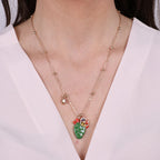 Collana in Metallo sicily con cactus | Rohome
