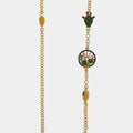 Collana in Metallo con fico d'india, limoni | Rohome