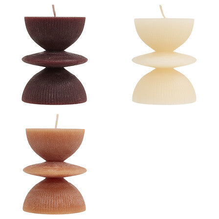 Candela in paraffina totem h.9.5cm | Rohome