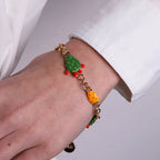 Bracciale in Metallo con ciondolo fichi di'india | Rohome