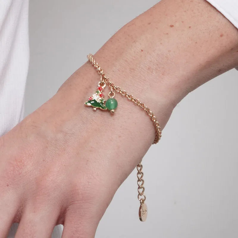 Bracciale in Metallo con albero di natale | Rohome