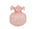 Vaso in vetro rosa con fiocchi | Rohome