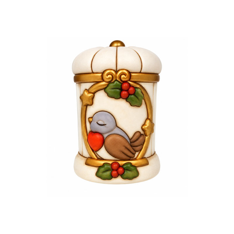 Thun - Carillon natalizio con uccellino in ceramica | Rohome