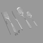 Set 24 posate acciaio inossidabile | rohome