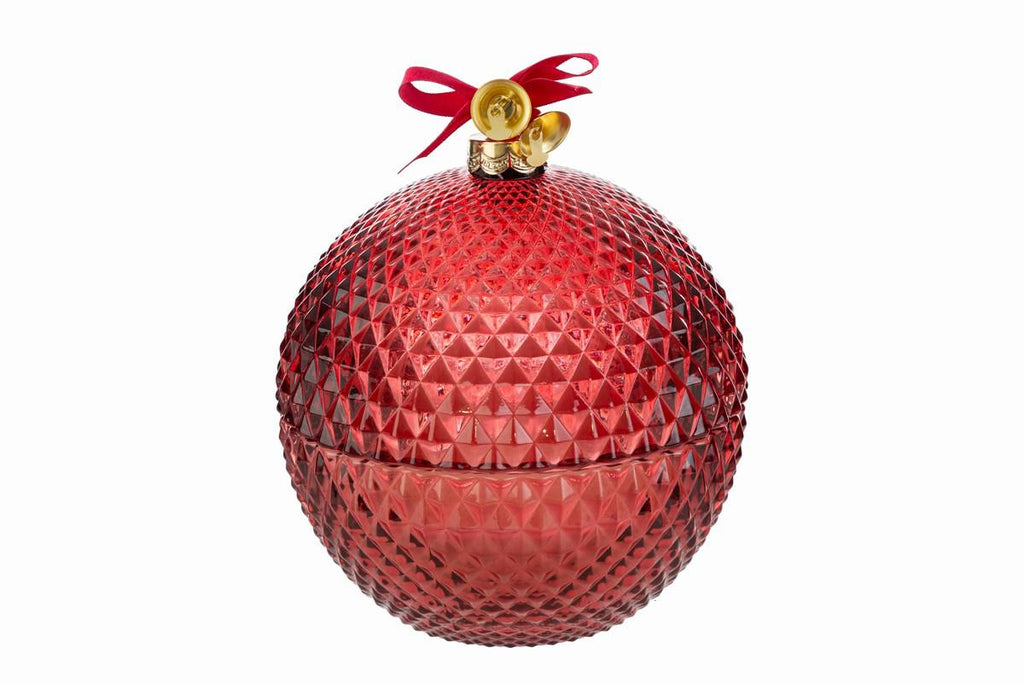 Candela in vetro a forma di sfera piccola | Rohome