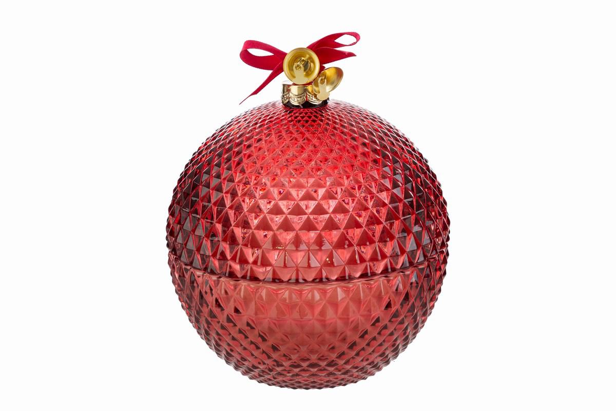 Candela in vetro a forma di sfera piccola | Rohome