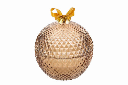 Candela in vetro a forma di sfera grande  | Rohome