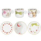 Thun – Set 6 Tazzine Espresso natale 2026 in Porcellana   | Rohome