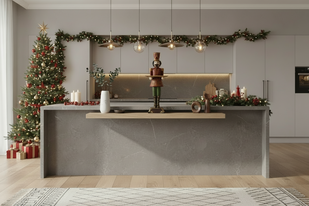 Schiaccianoci vassoio natalizio h 61 cm| Rohome