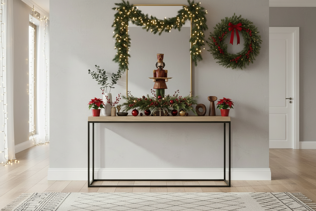 Schiaccianoci vassoio natalizio h 61 cm| Rohome