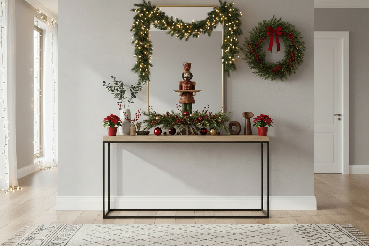 Schiaccianoci vassoio natalizio h 61 cm| Rohome