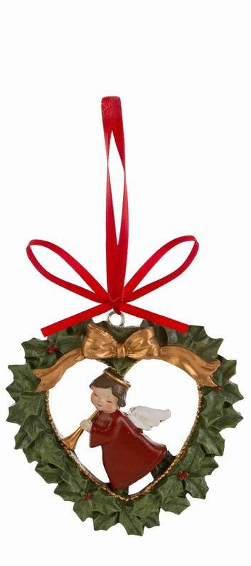 Addobbo natalizio a forma di ghirlanda con soggetti | Rohome