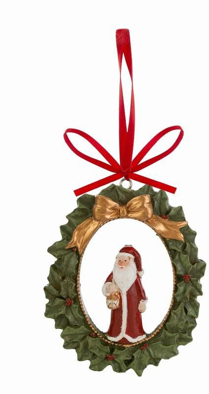 Addobbo natalizio a forma di ghirlanda con soggetti | Rohome