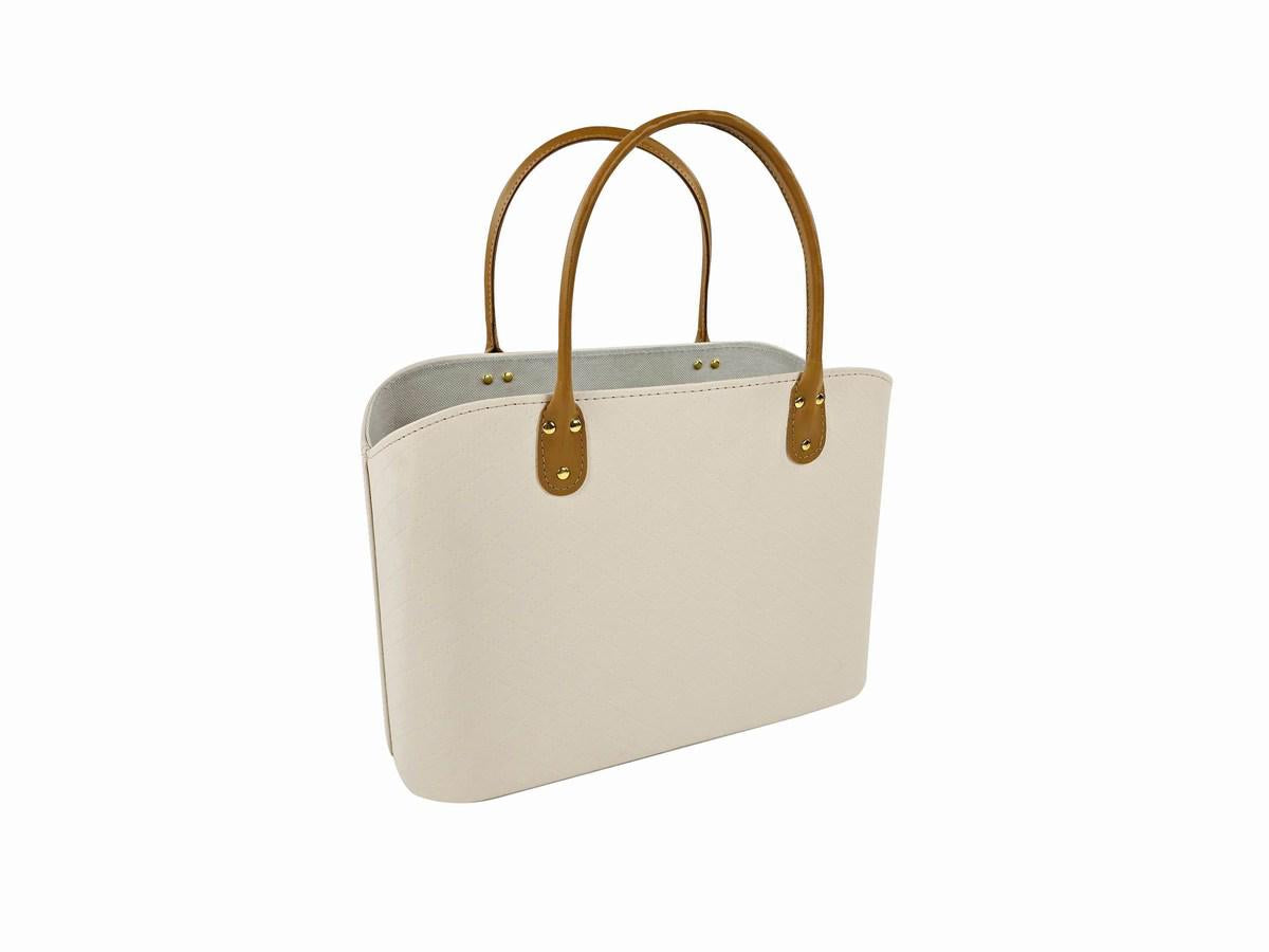 Porta riviste a forma di borsa in ecopelle | rohome