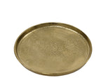 Piatto svuotatasche decorativo in metallo gold | rohome