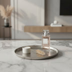 Piatto svuotatasche decorativo in metallo acciaio | rohome