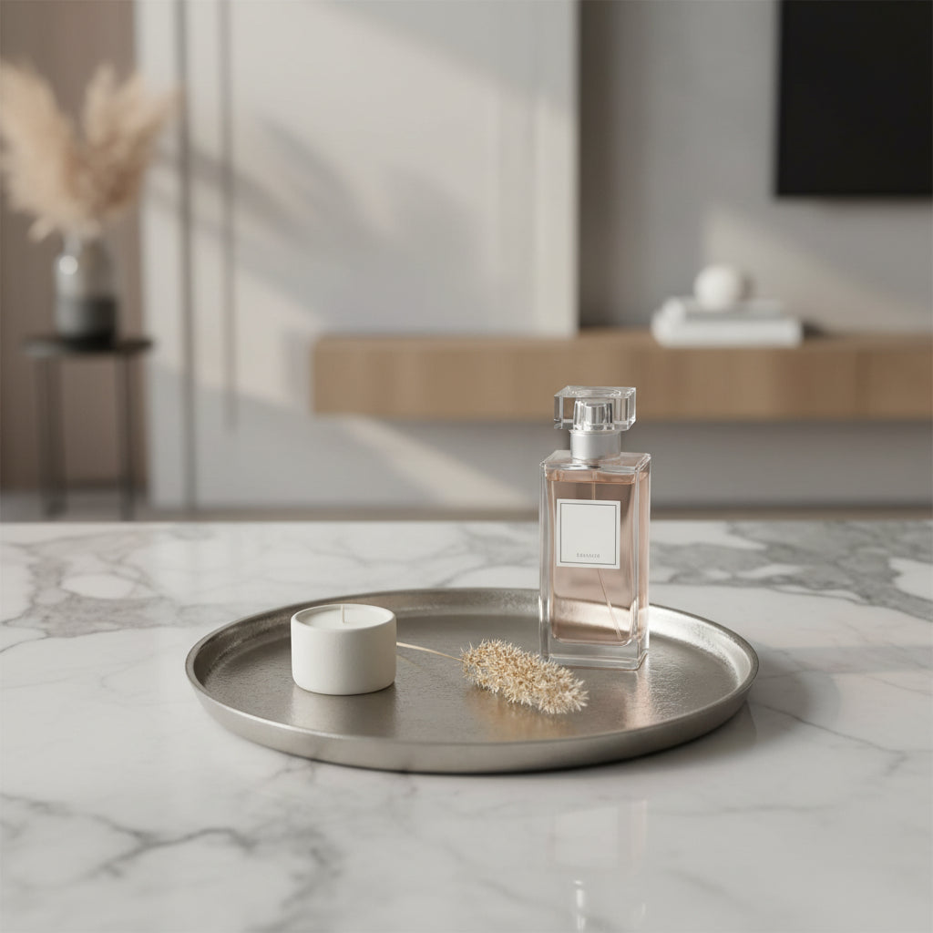 Piatto svuotatasche decorativo in metallo acciaio | rohome
