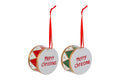 Addobbo per albero tamburello d.5cm | rohome