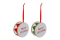 Addobbo per albero tamburello d.10cm | rohome