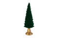 Albero di natale in resina con velluto verde h.30 | Rohome