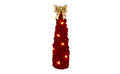 Albero di natale in resina con fiocchi bordeaux h.60 | Rohome