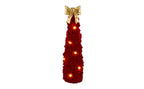 Albero di natale in resina con fiocchi bordeaux h.60 | Rohome