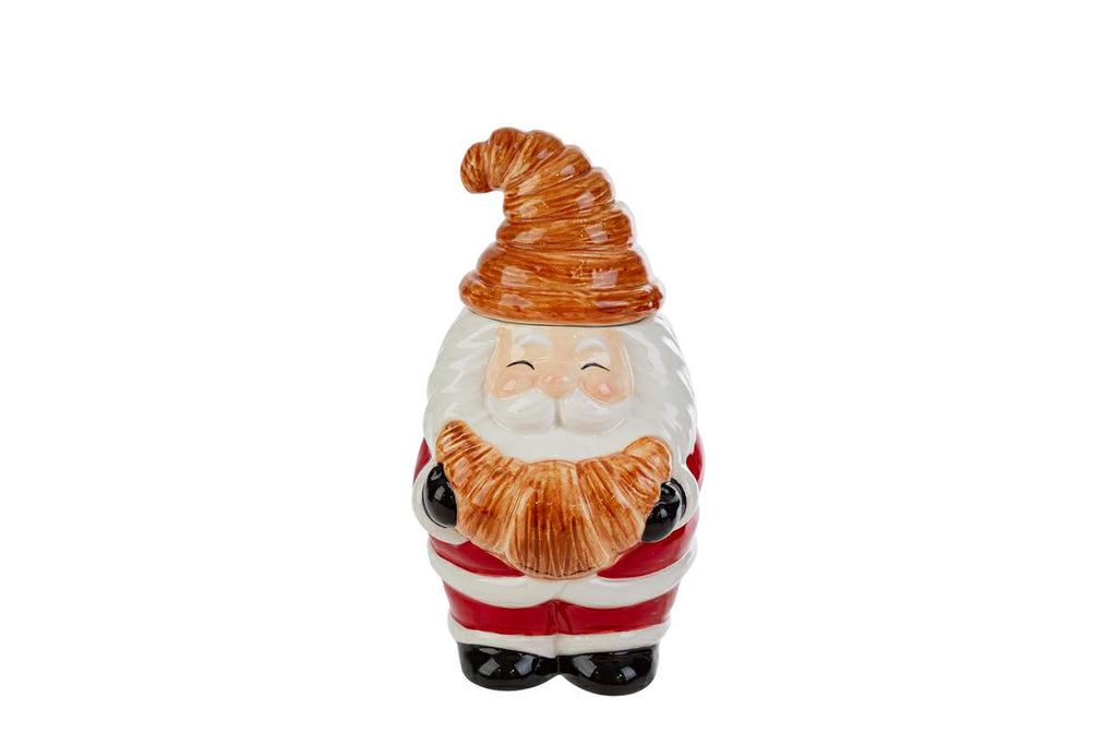 Barattolo in ceramica a forma di babbo natale h20cm | rohome