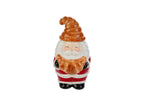Barattolo in ceramica a forma di babbo natale h20cm | rohome